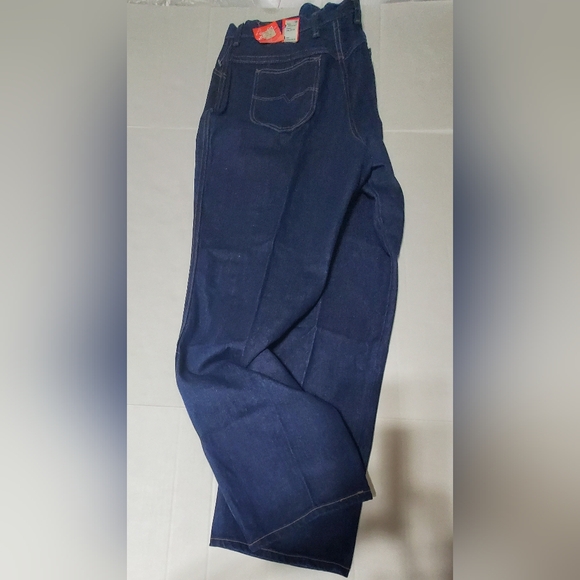 Vintage wrangler " No-Fault" jeans Dark Wash denim. - Picture 7 of 11